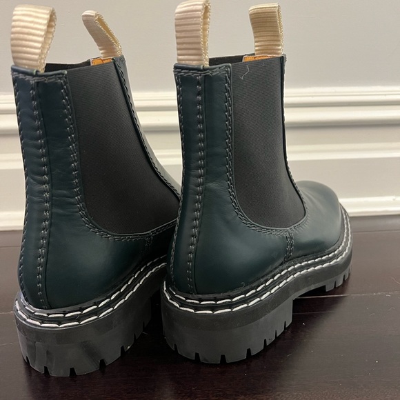 Proenza Schouler Dark Green Chelsea Boots - Picture 5 of 6